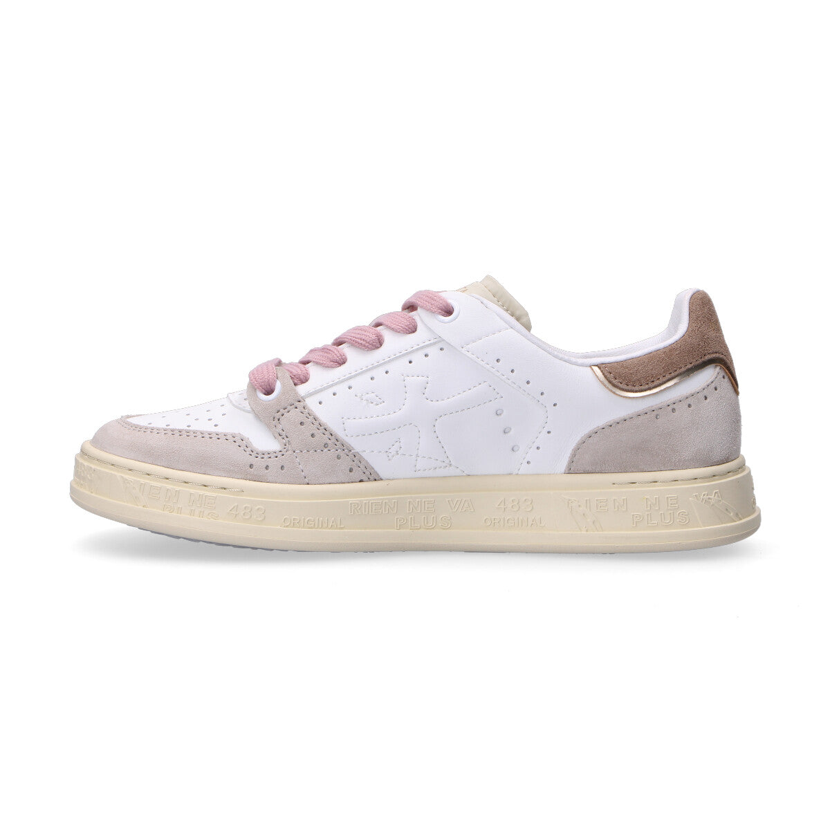 Premiata sneaker Quinn bianca beige