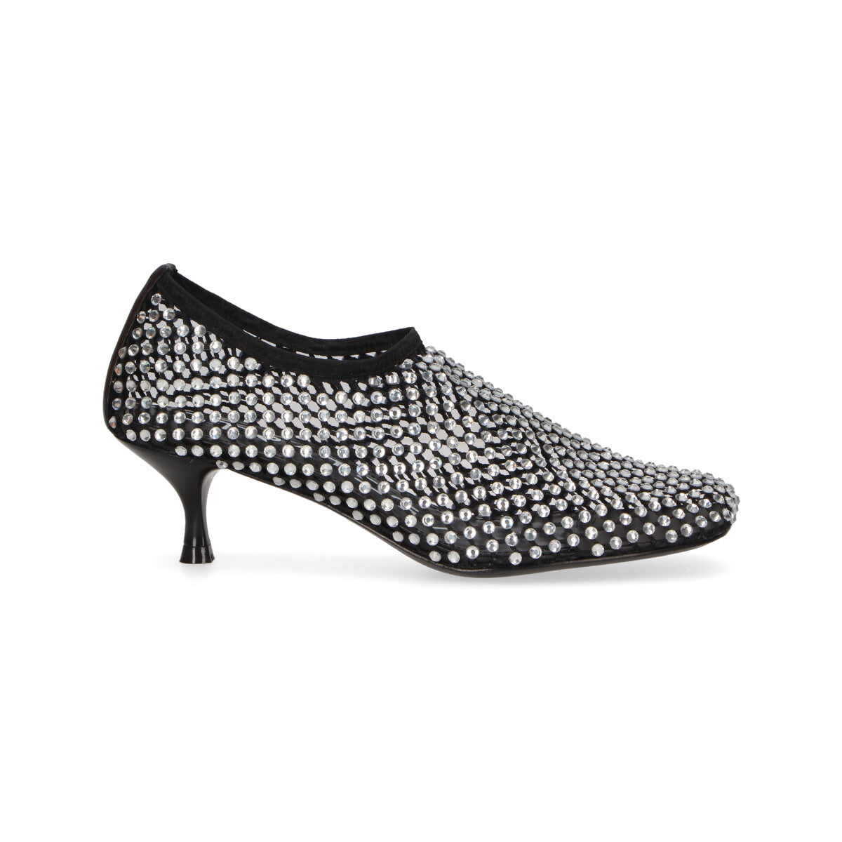 Strategia decolltè strass argento