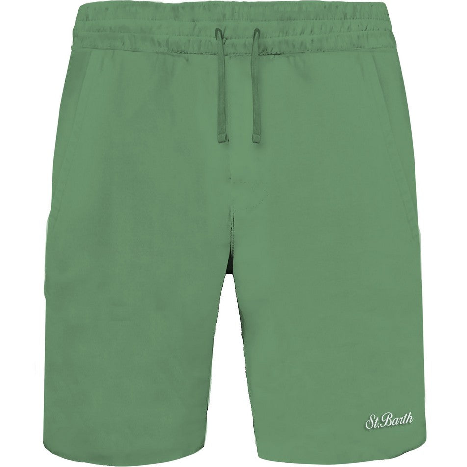 Mc2 Saint Barth bermuda randle tessuto verde