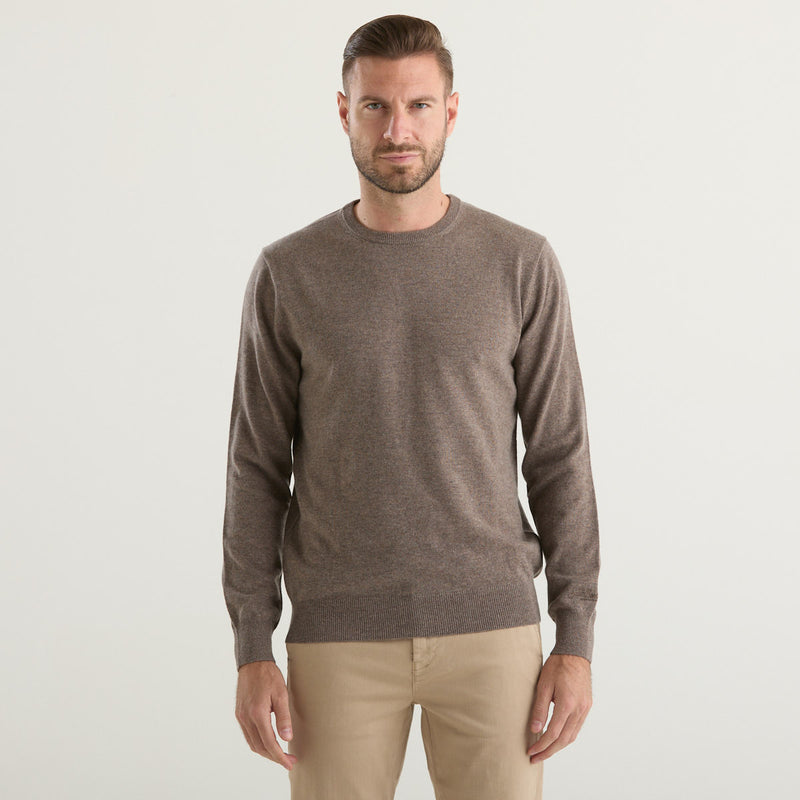 Mc2 Saint Barth maglione in merinocash marrone