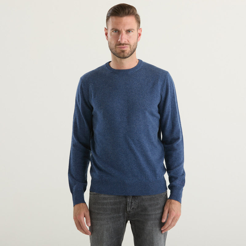 Mc2 Saint Barth maglione in merinocash denim