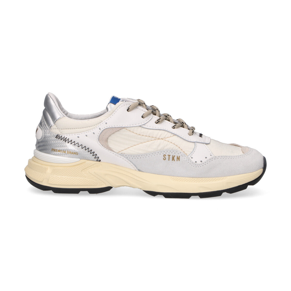 Stokton sneaker Reverse in nylon panna