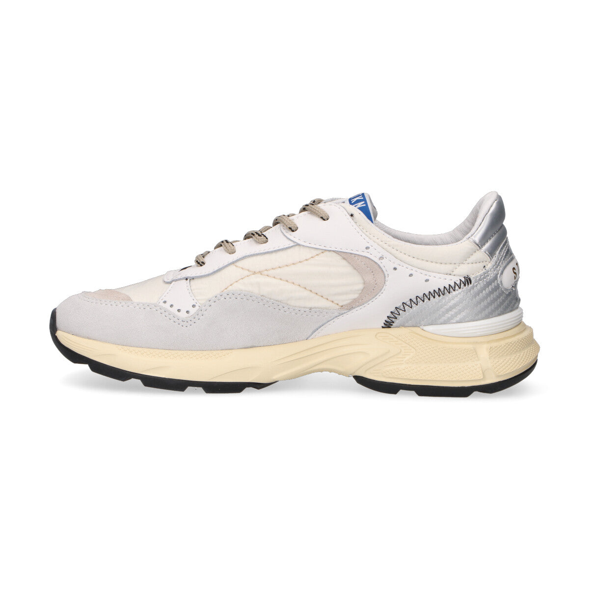 Stokton sneaker Reverse in nylon panna