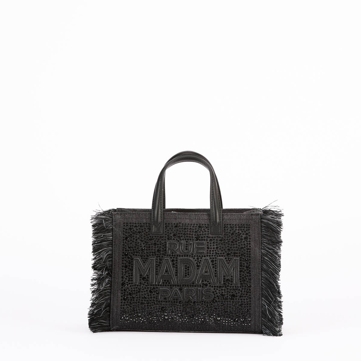 Rue Madam borsa seattle mini tote tessuto nera