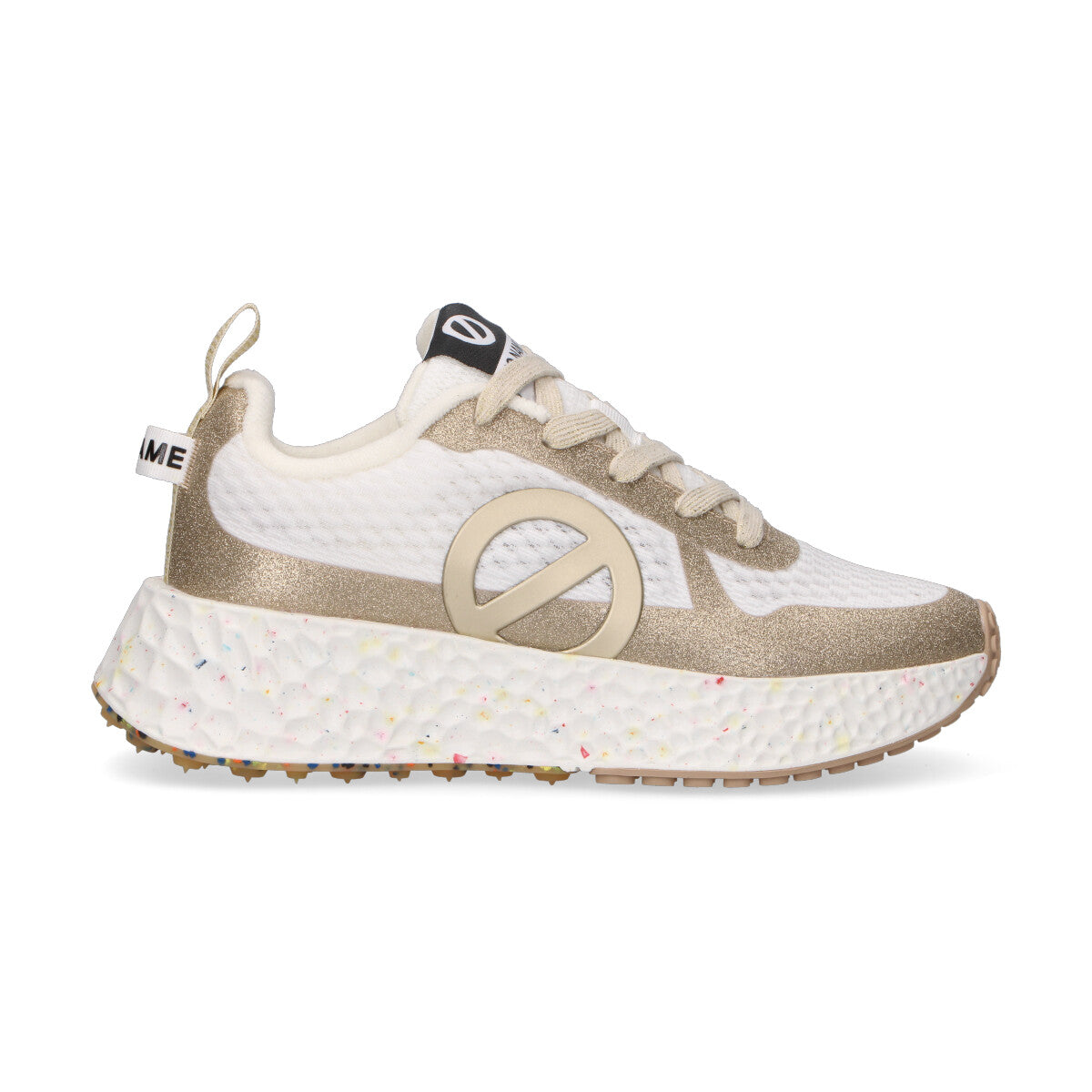 No Name sneaker Carter Fly Protect glitter oro
