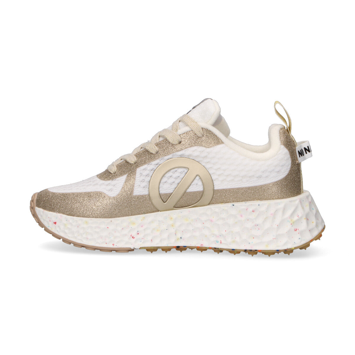 No Name sneaker Carter Fly Protect glitter oro
