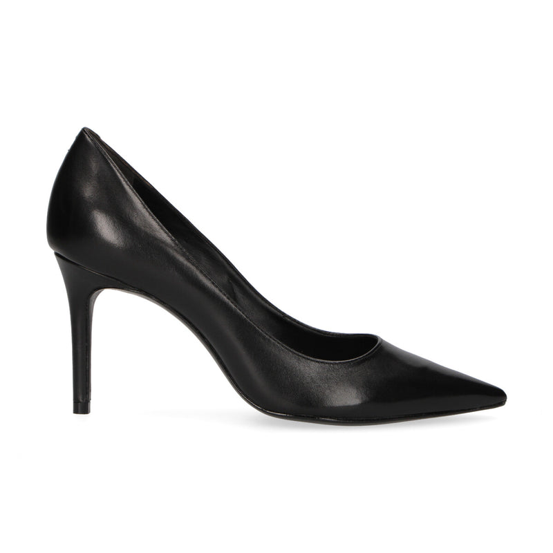 Schutz decolltè in pelle nera