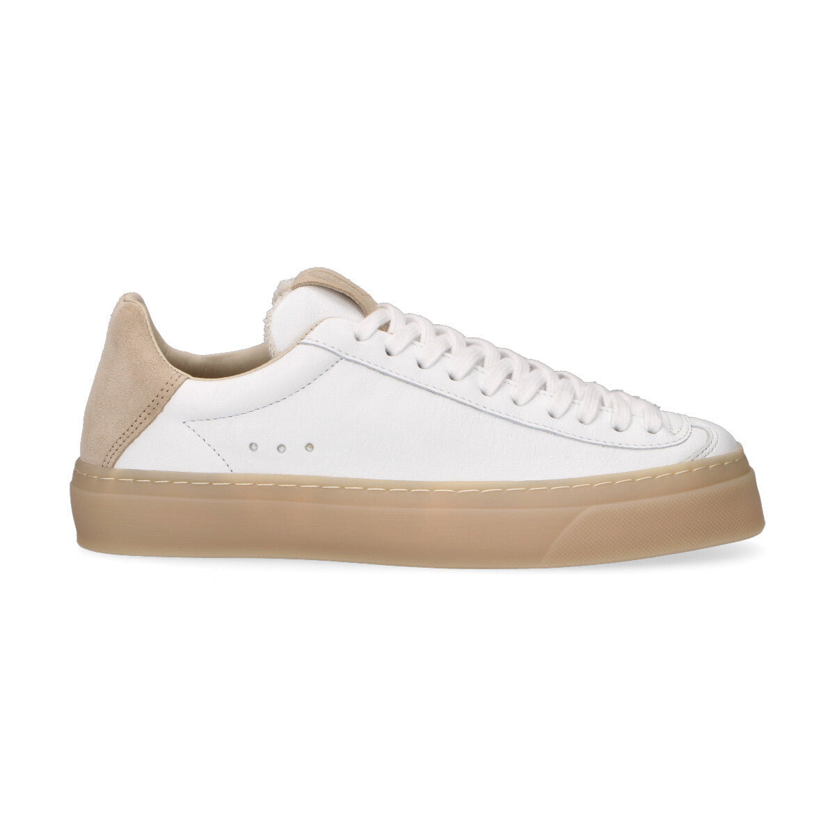 Aqva Alta sneaker Doge in pelle bianca