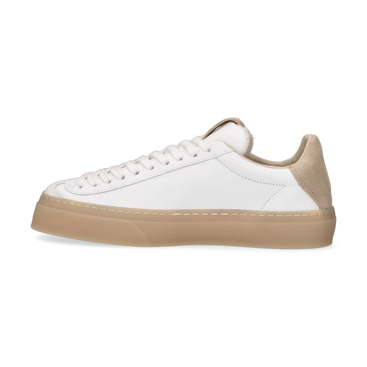 Aqva Alta sneaker Doge in pelle bianca