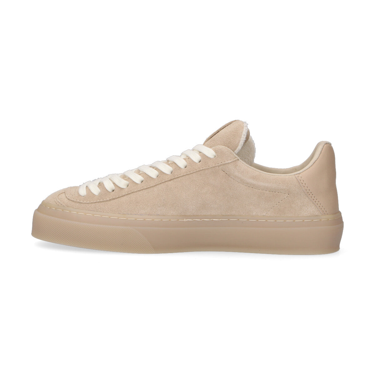 Aqva Alta sneaker Doge in camoscio beige