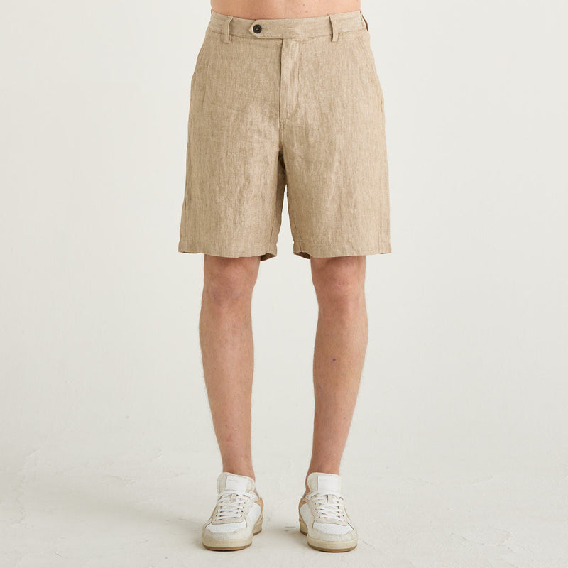 Mc2 Saint Barth bermuda in lino beige