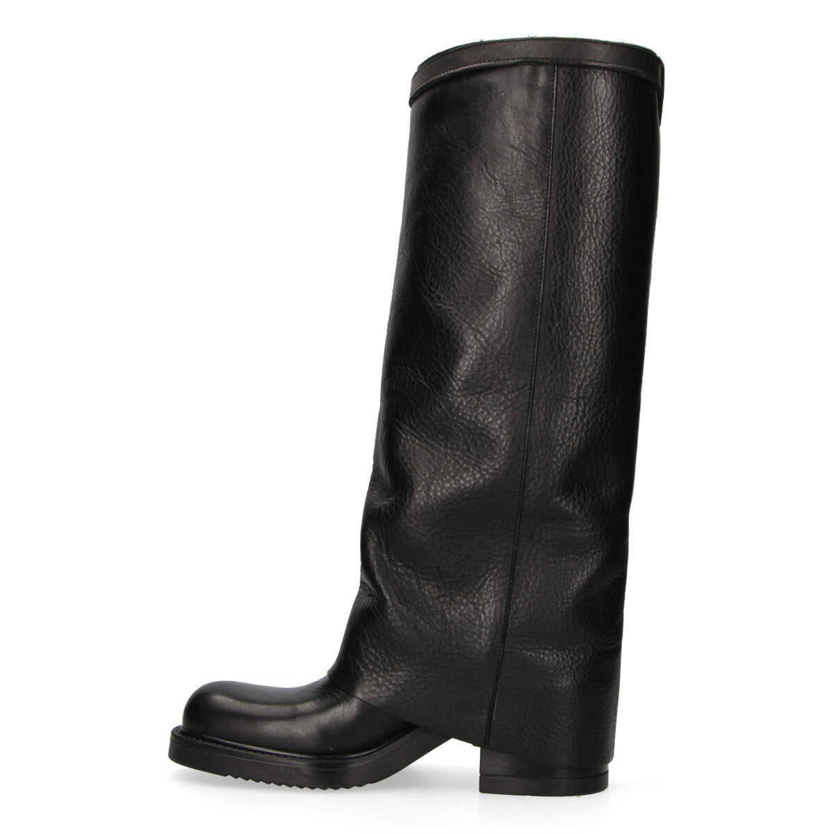 Ovyè stivale gambale risvoltato con fibbia