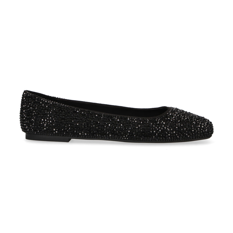 Massimo Santini ballerina Star nera con glitter