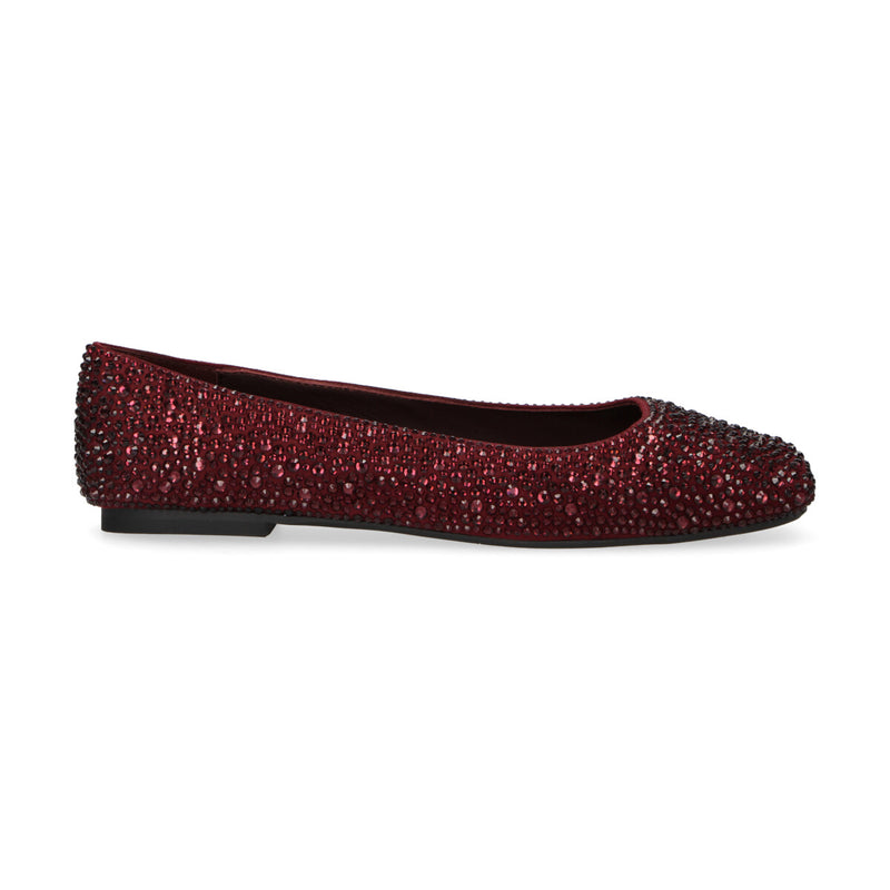 Massimo Santini ballerina Star strass bordeaux