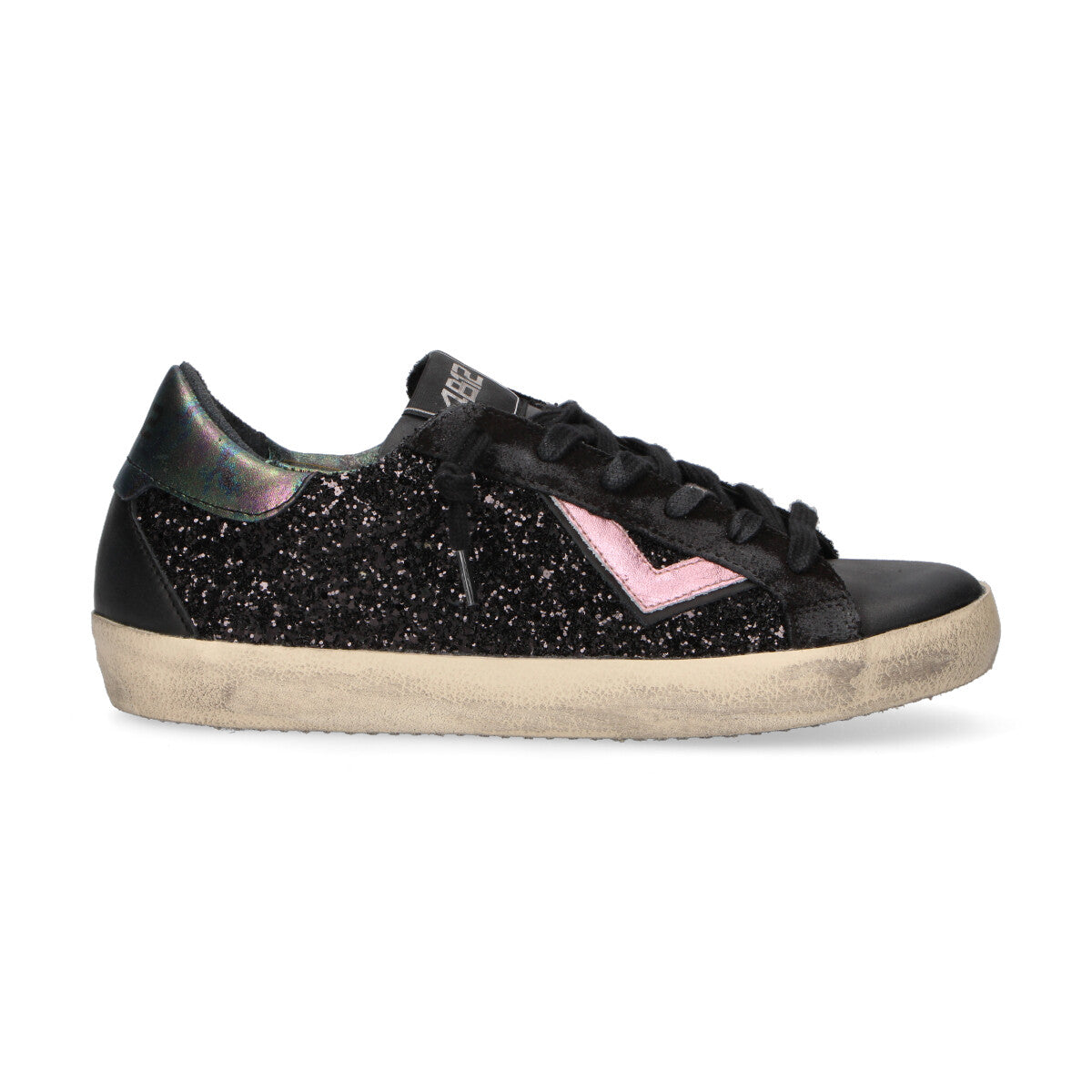 4B12 sneaker Suprime glitter nera