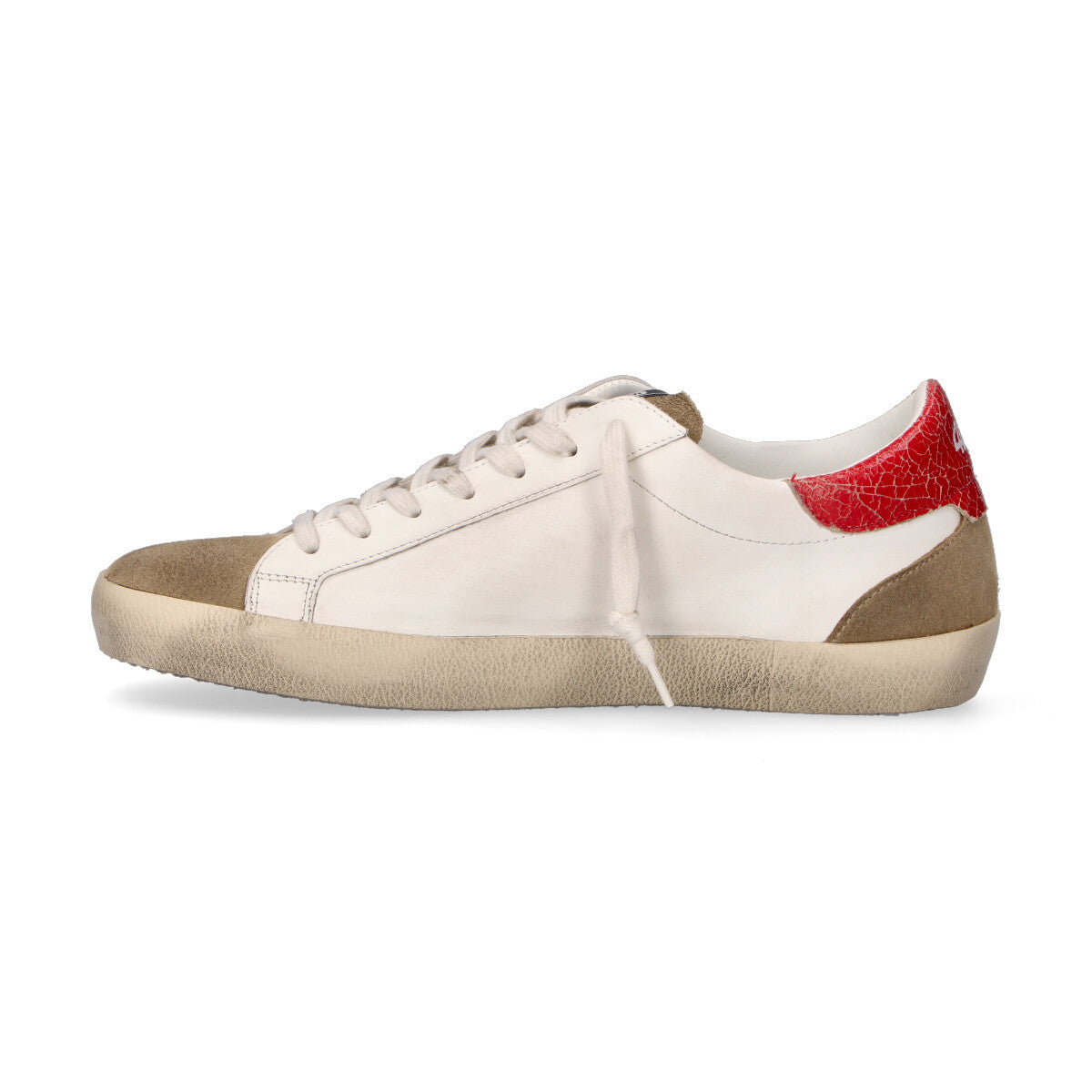 4B12 sneaker Suprime in pelle bianca