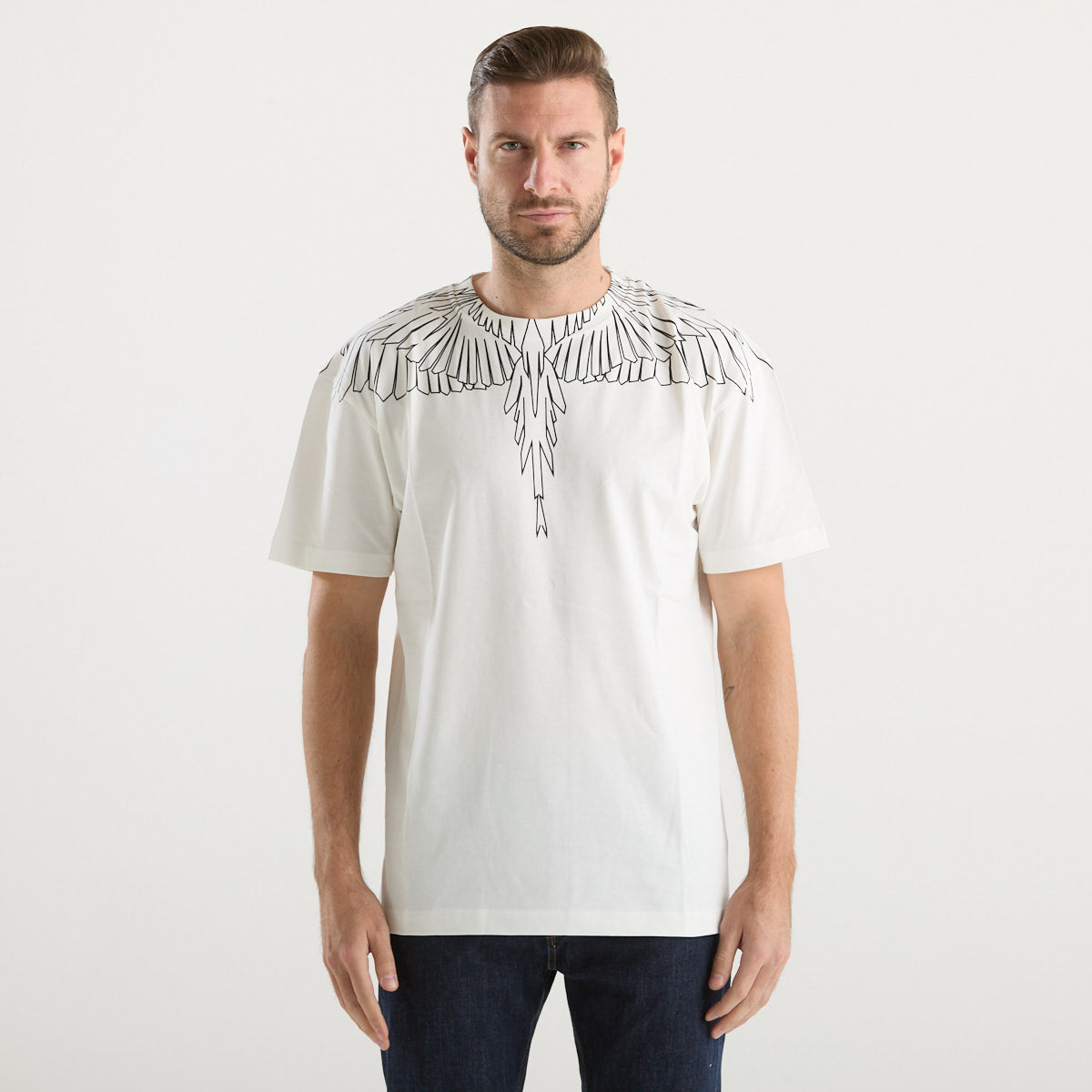 County of Milan t-shirt girocollo in tessuto white