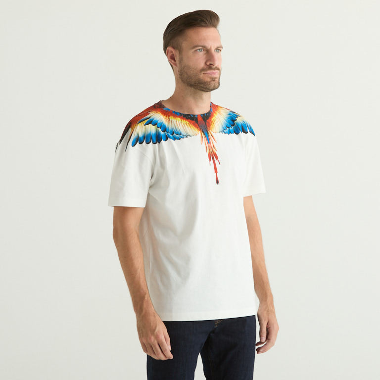 County of Milan t-shirt girocollo in tessuto white