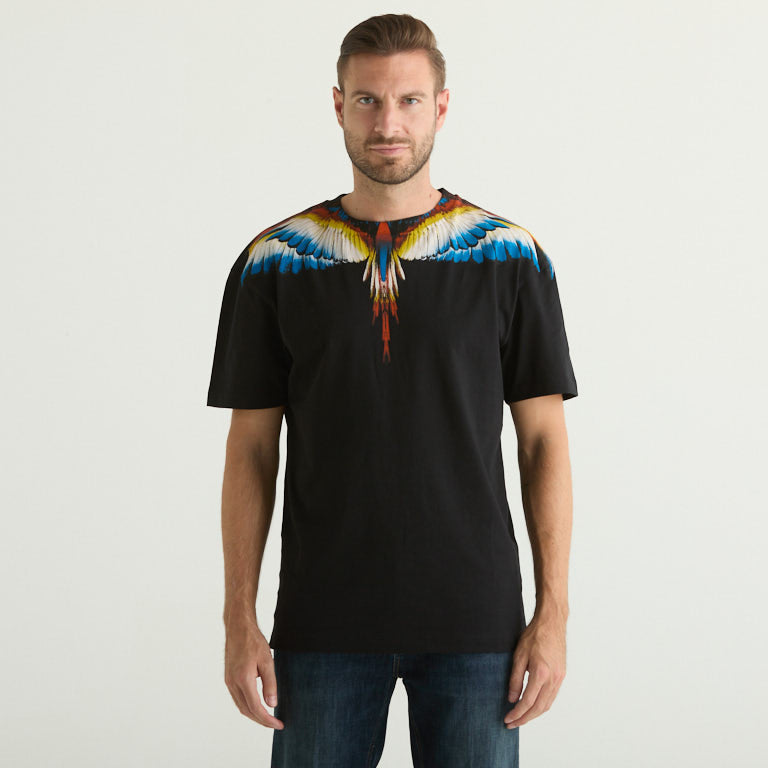 County of Milan t-shirt girocollo in tessuto black