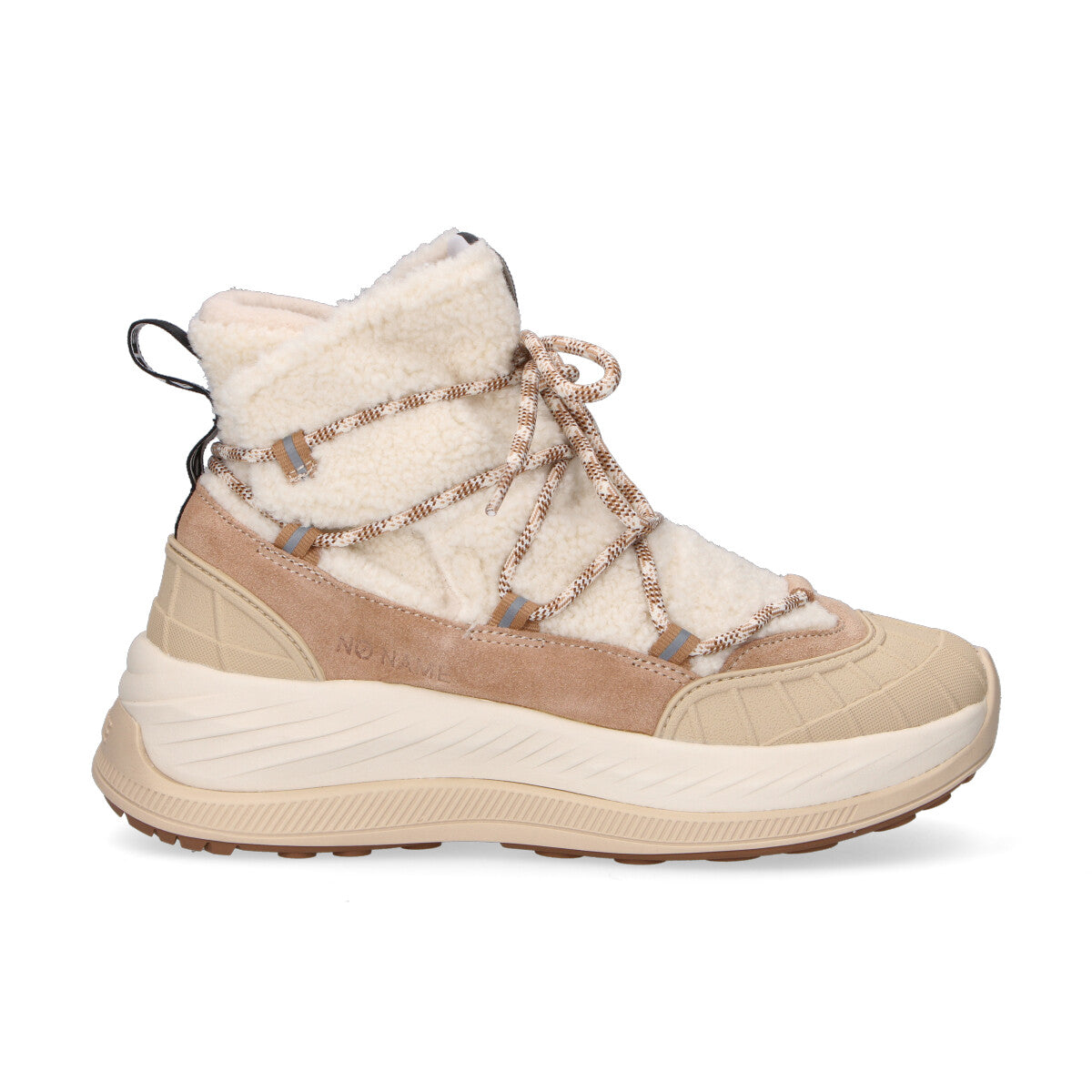 No Name sneaker Explo Boots in teddy beige