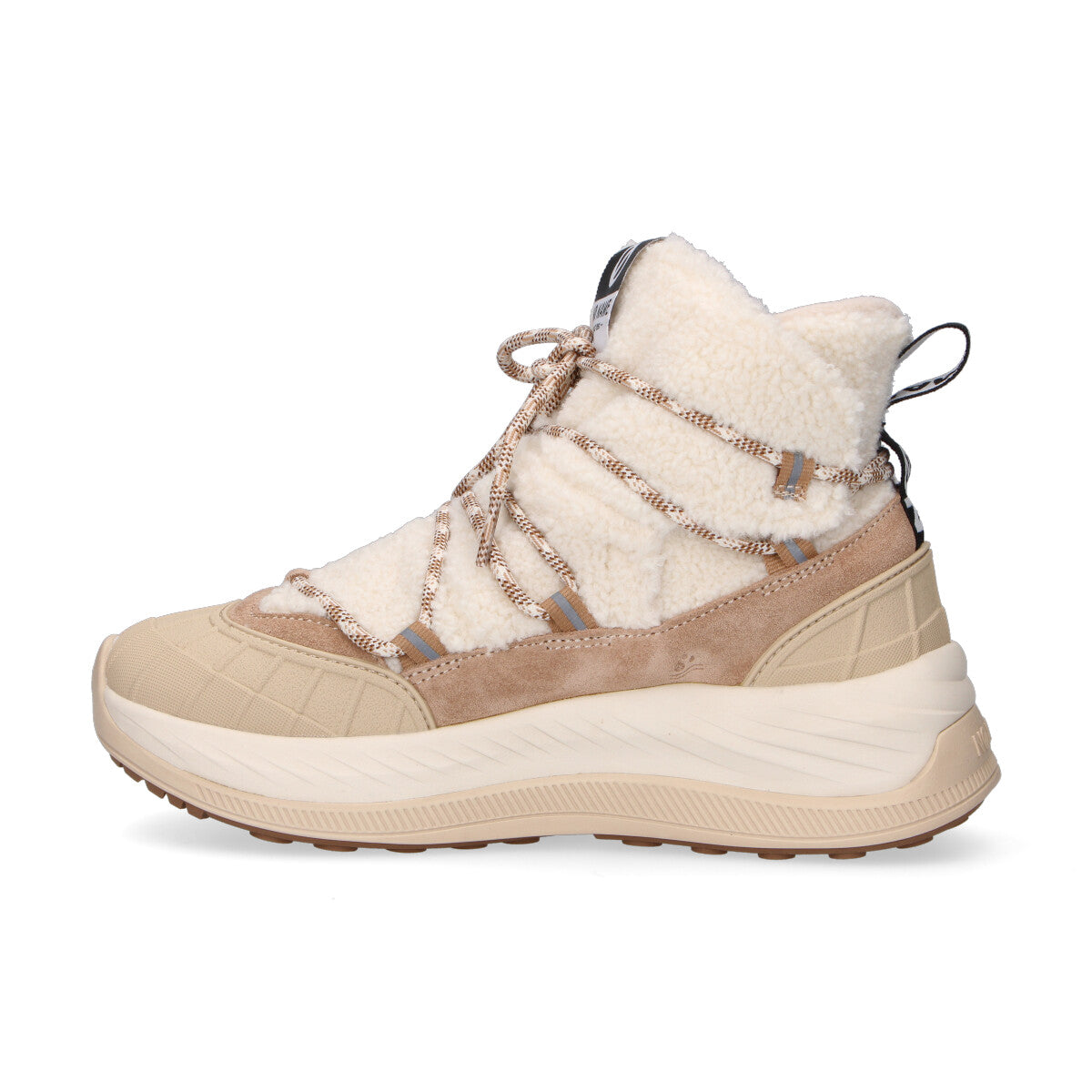 No Name sneaker Explo Boots in teddy beige