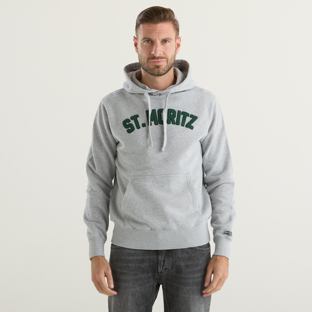 Mc2 Saint Barth felpa st moritz corduroy patch