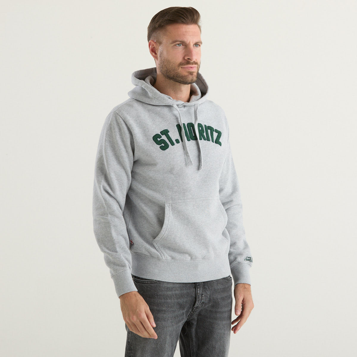 Mc2 Saint Barth felpa st moritz corduroy patch