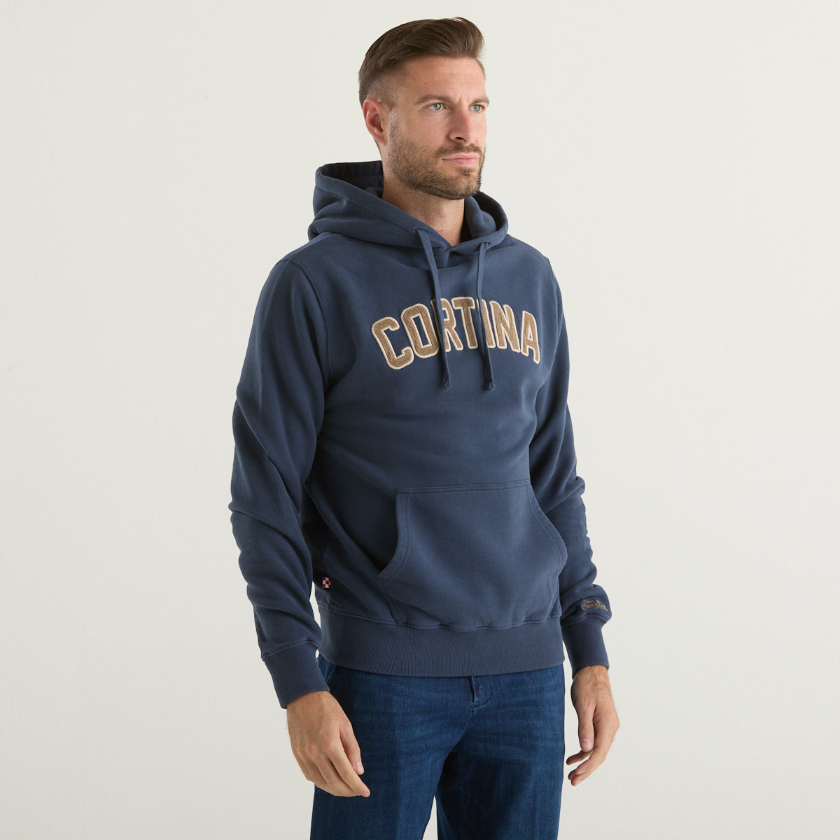 Mc2 Saint Barth felpa cortina corduroy patch