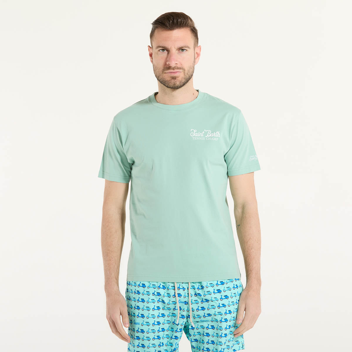 Mc2 Saint Barth t-shirt champ tennis verde acqua