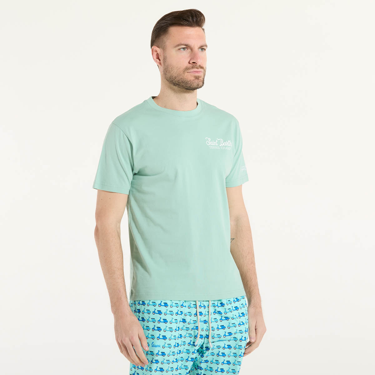 Mc2 Saint Barth t-shirt champ tennis verde acqua