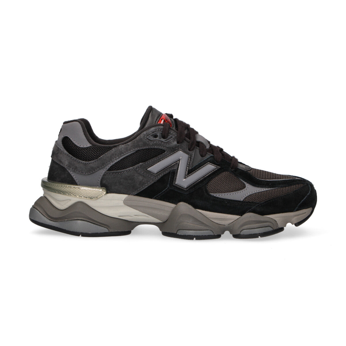 New Balance sneaker 9060 camoscio nera