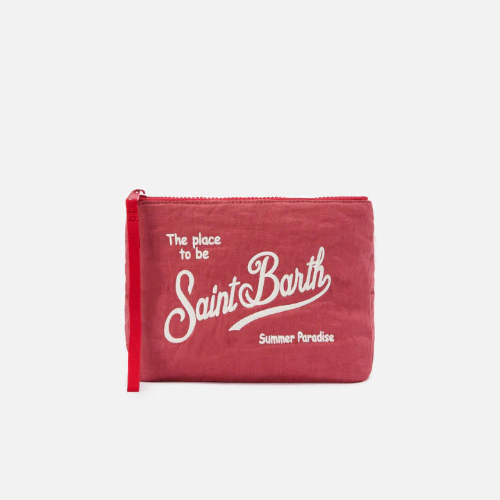 Mc2 Saint Barth pochette Aline soft linen vintage