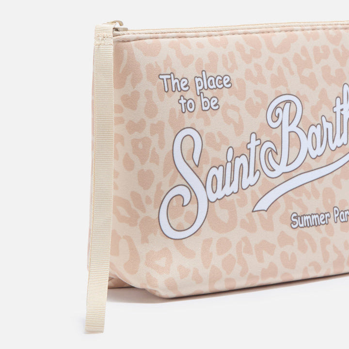 Mc2 Saint Barth pochette Aline Pastel leopard