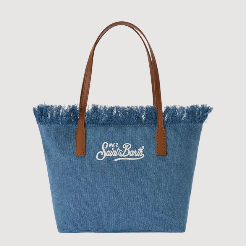 Mc2 Saint Barth borsa City media denim frange