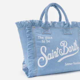 Mc2 Saint Barth borsa Vanity light denim