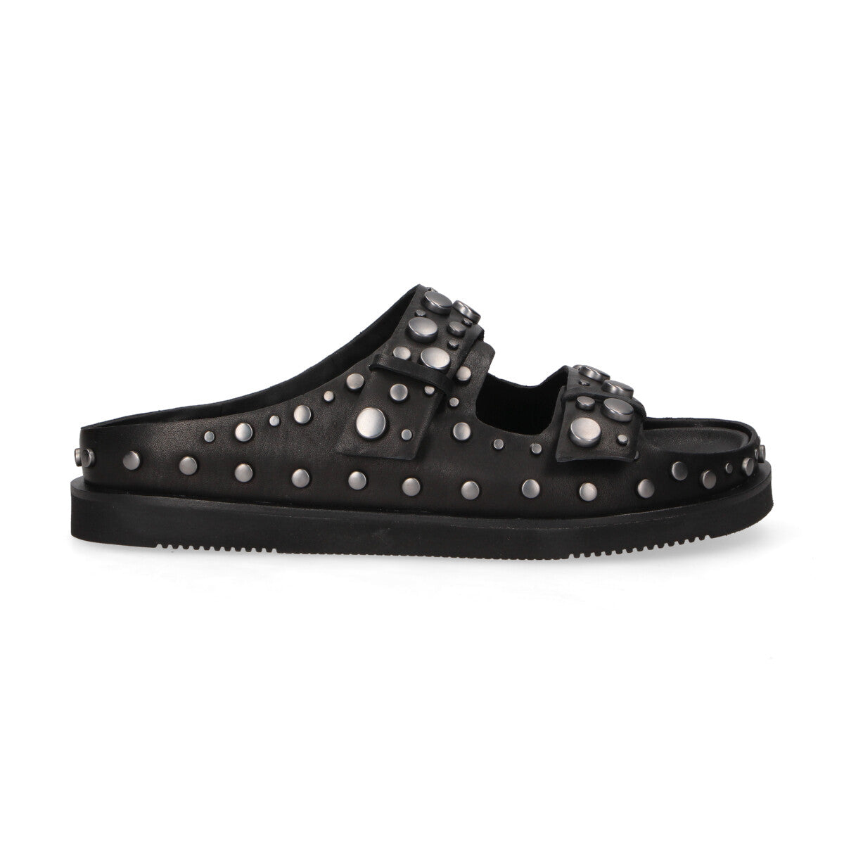 Ash ciabatta Ultra borchie pelle nera