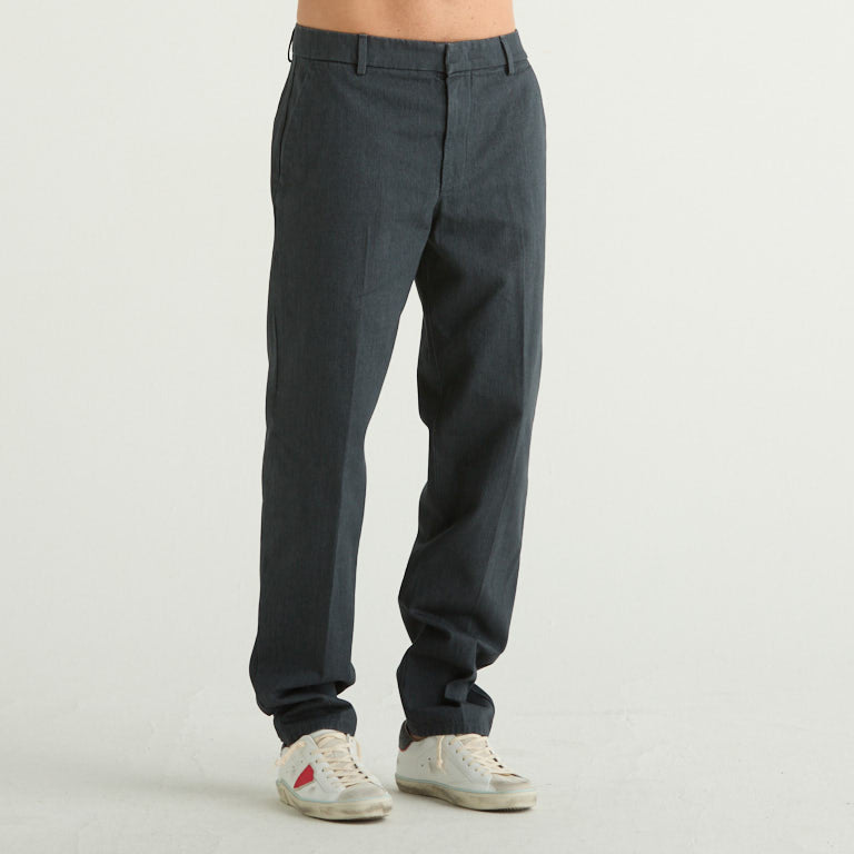 Dondup pantalone james in tessuto grigio