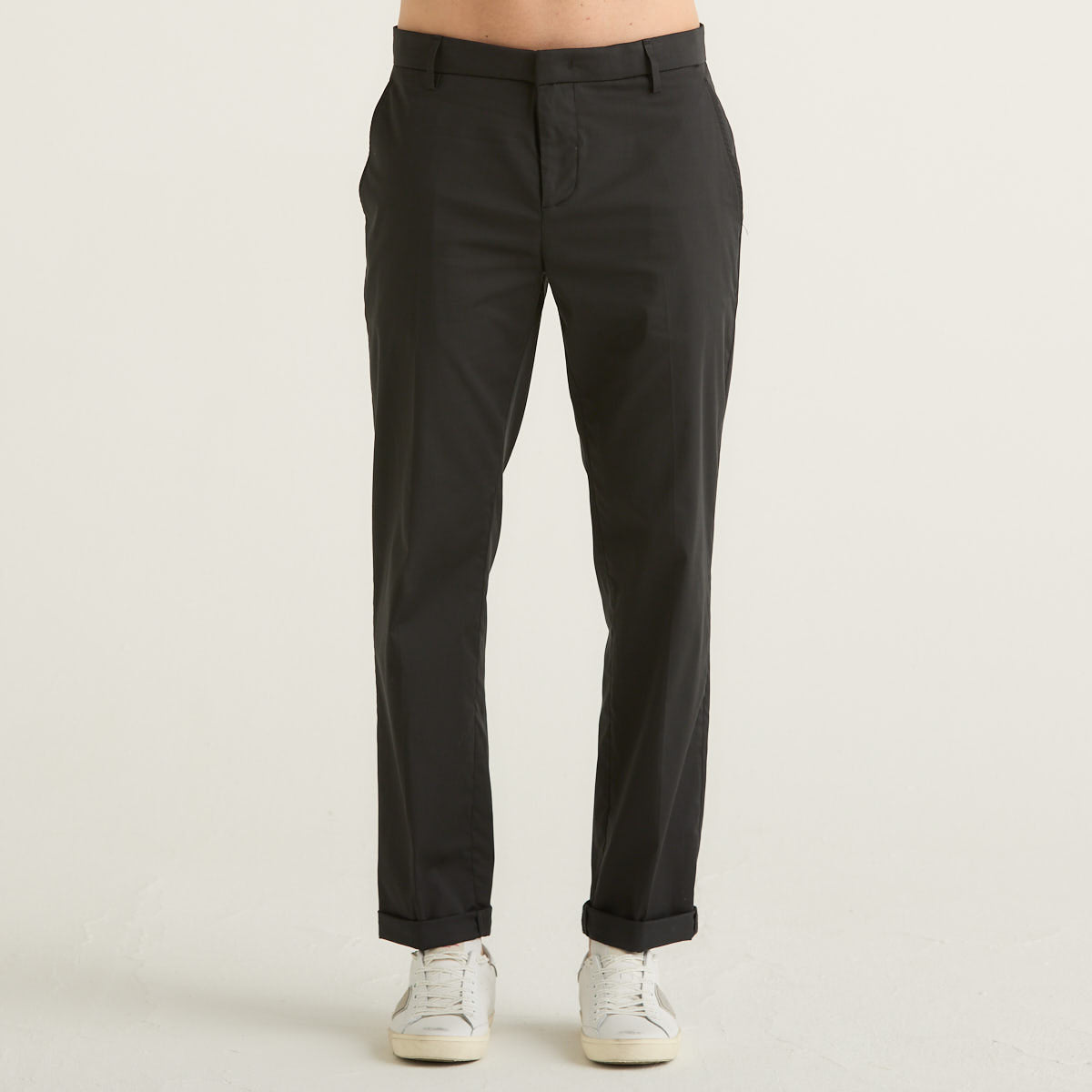 Dondup pantalone Gaubert in tessuto nero