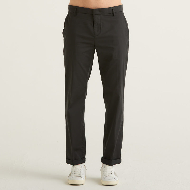 Dondup pantalone Gaubert in tessuto nero