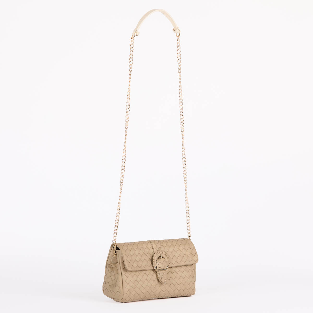 Pons Quintana borsa a tracolla in pelle beige