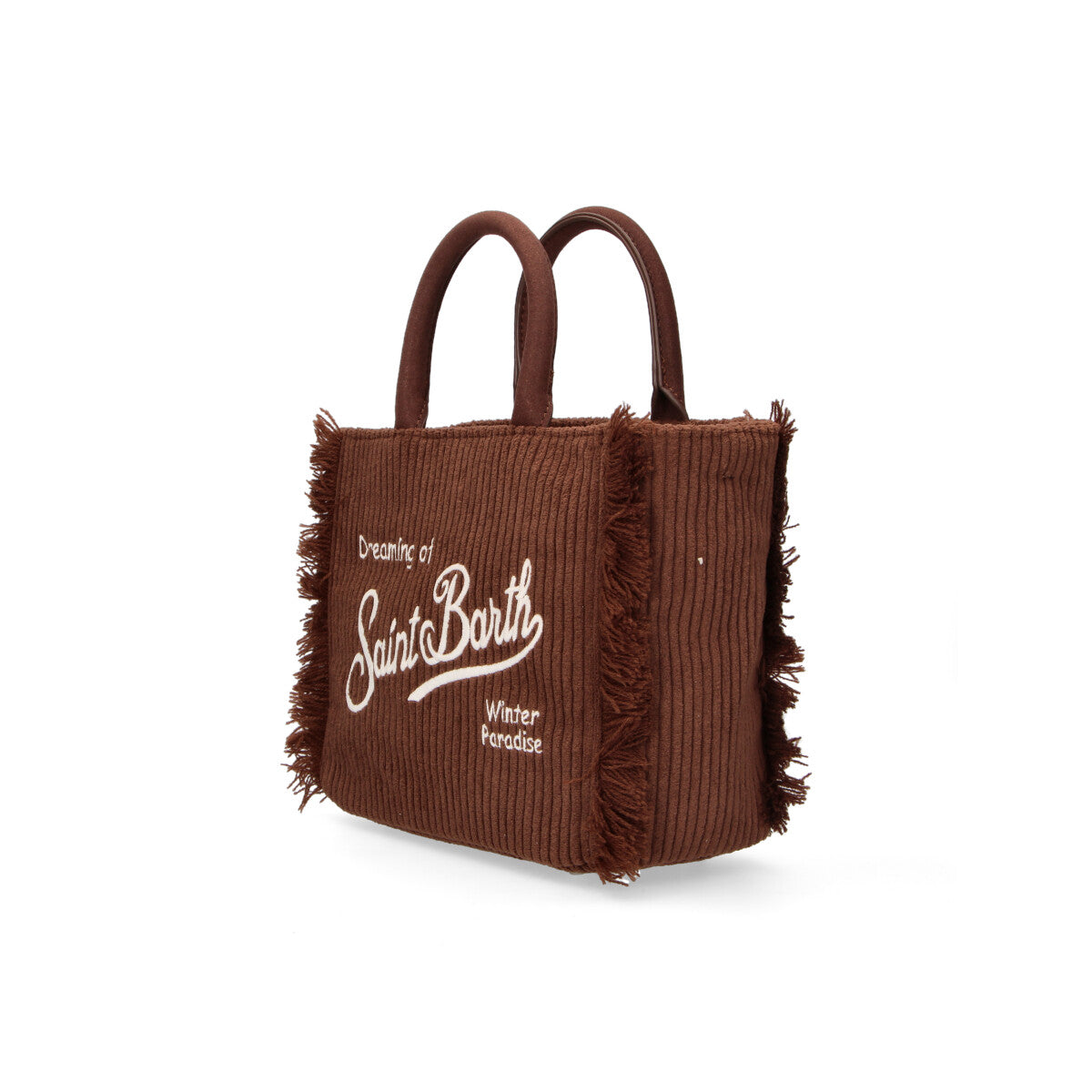 Mc2 Saint Barth Vanity mini corduroy velluto brown