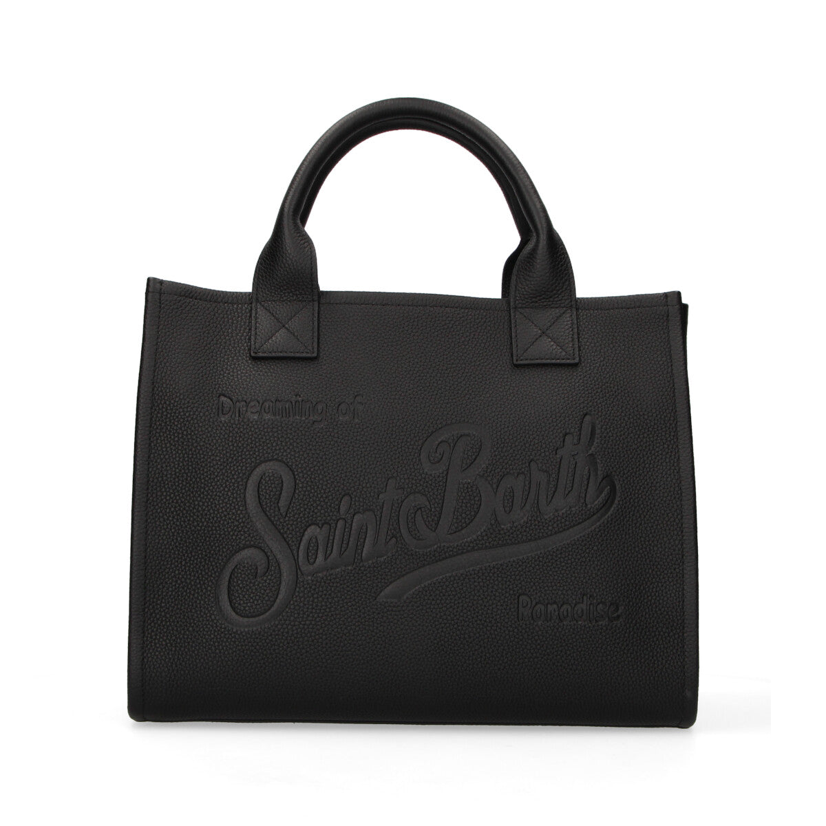 Mc2 Saint Barth Vanity Bag Large pelle nera