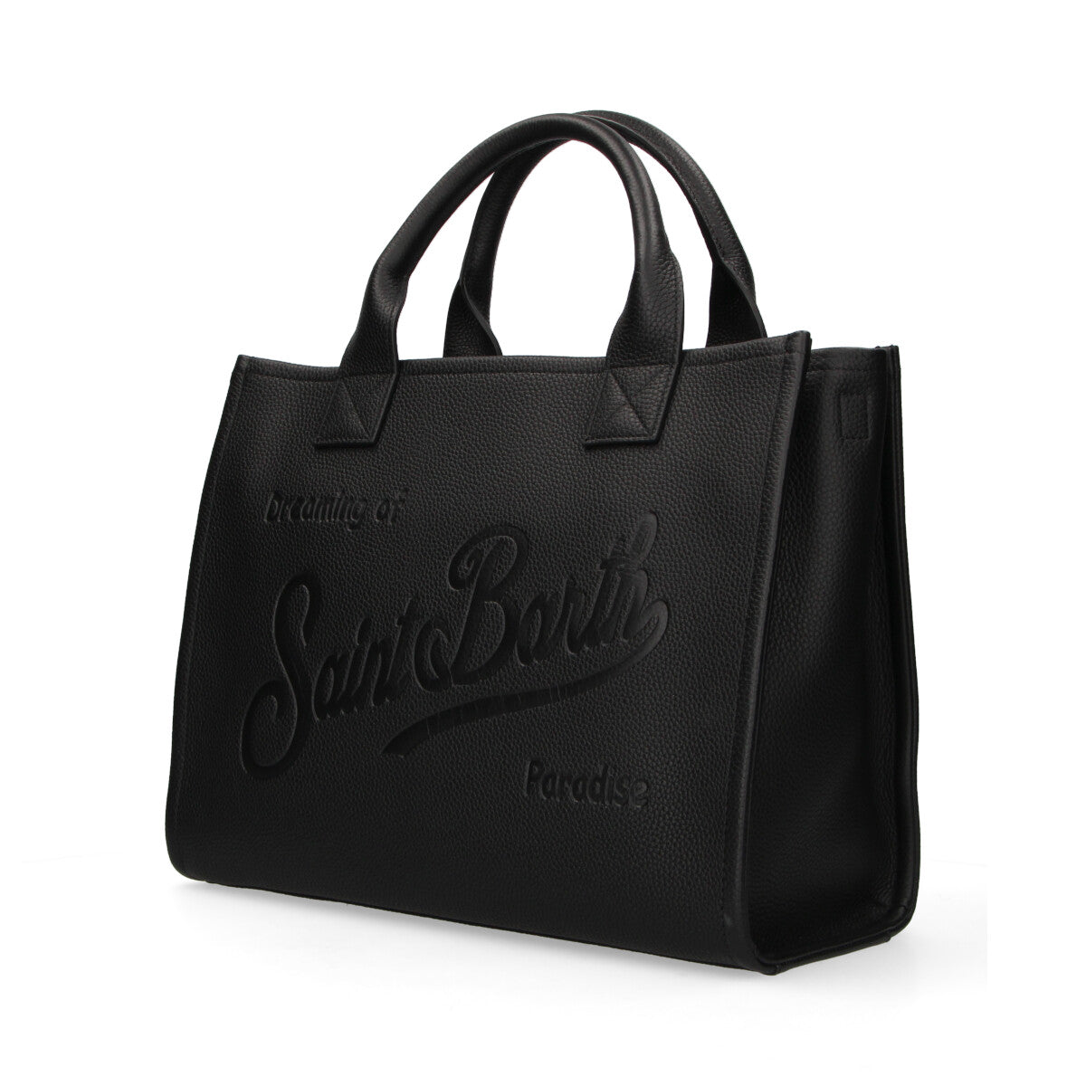 Mc2 Saint Barth Vanity Bag Large pelle nera