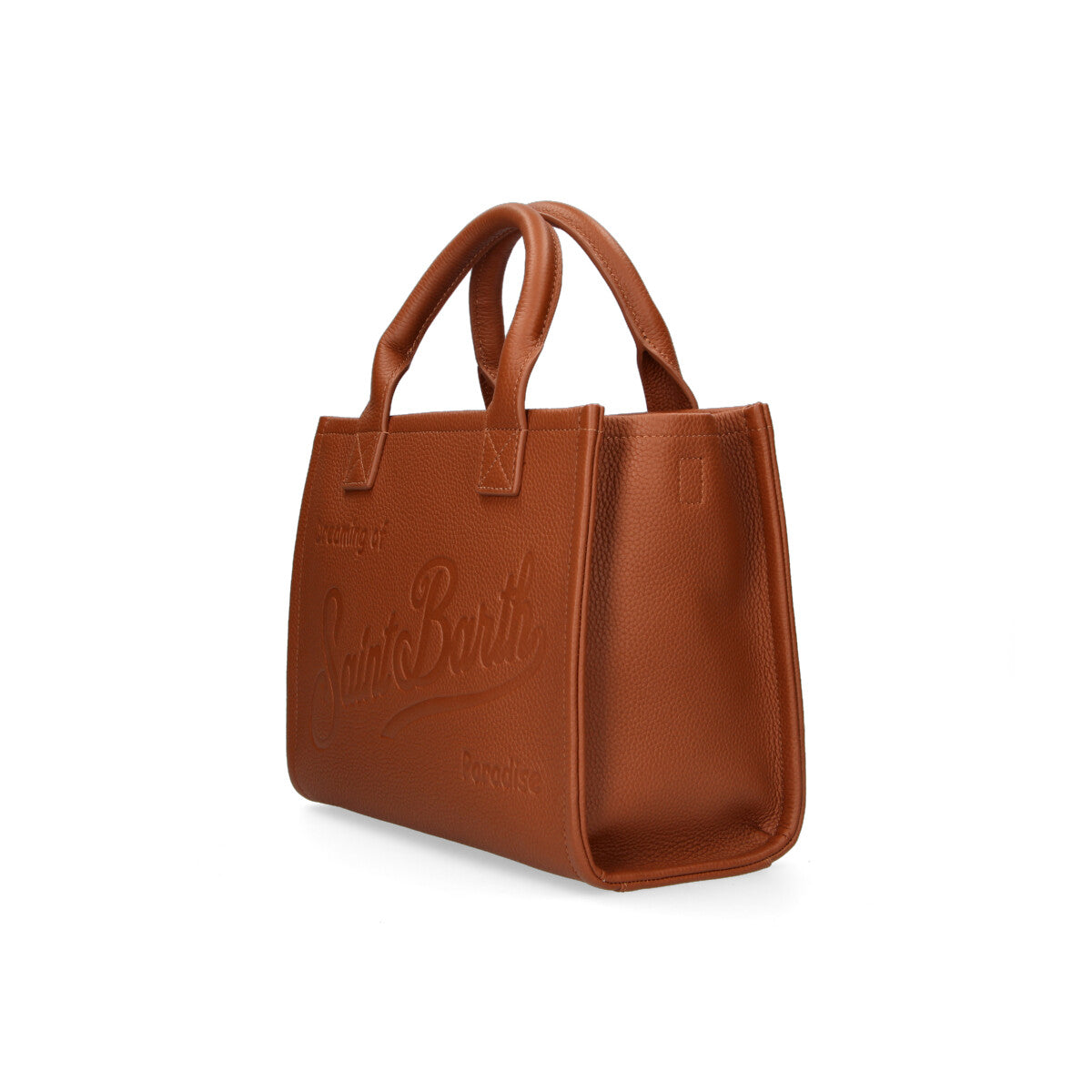 Mc2 Saint Barth Vanity Bag Midi pelle cammello