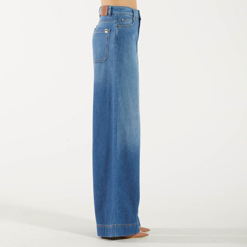 Weekend Max Mara jeans flare in morbido cotone
