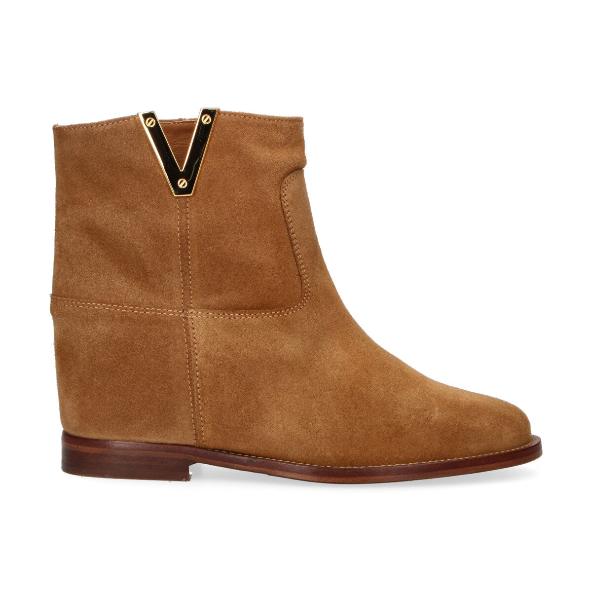 Via Roma 15 tronchetto V dorata camoscio cuoio