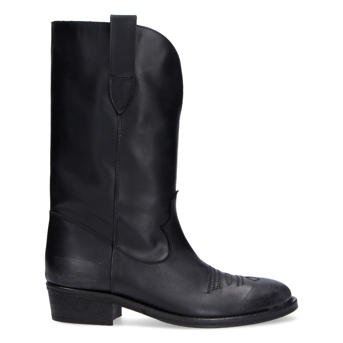 Via Roma 15 stivale texano pelle nera
