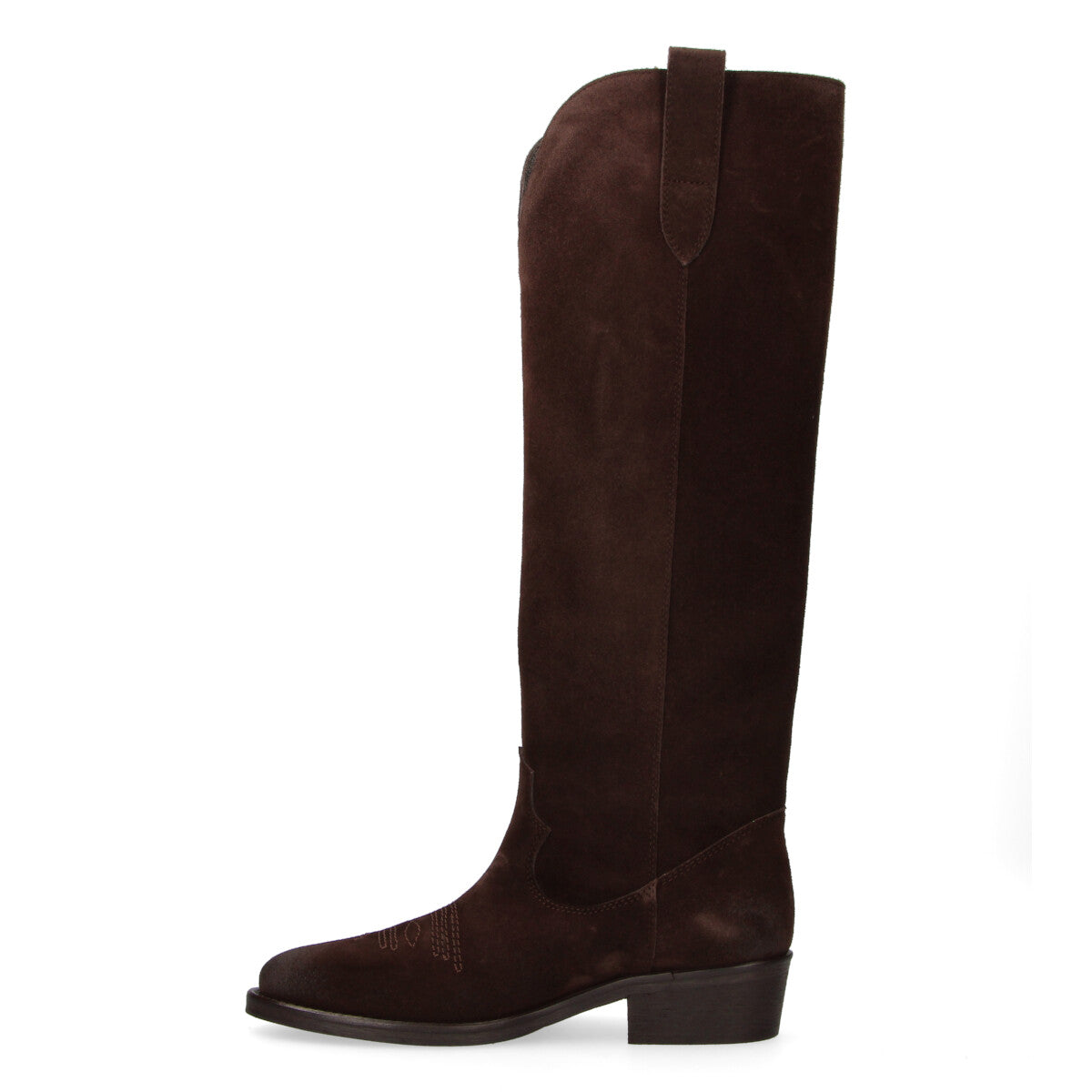 Via Roma 15 stivale texano in camoscio tdm