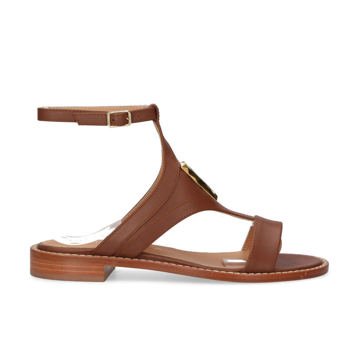 Via Roma 15 sandalo Malibù pelle cuoio