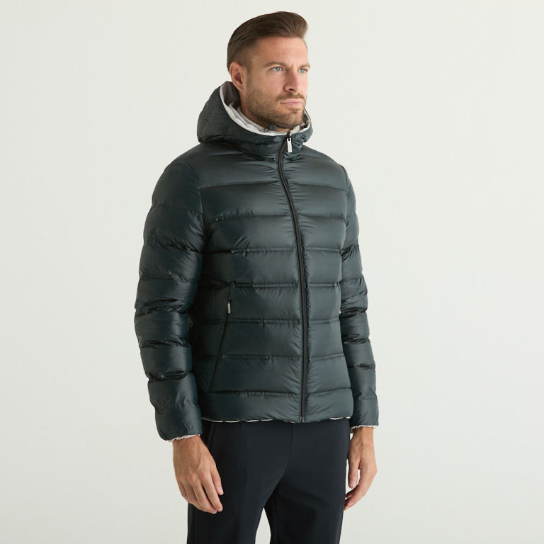 RRD giubbino reversibile con cappuccio ghiaccio